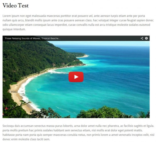 Как сделать видео по центру в WordPress Как сделать видео по центру в WordPress