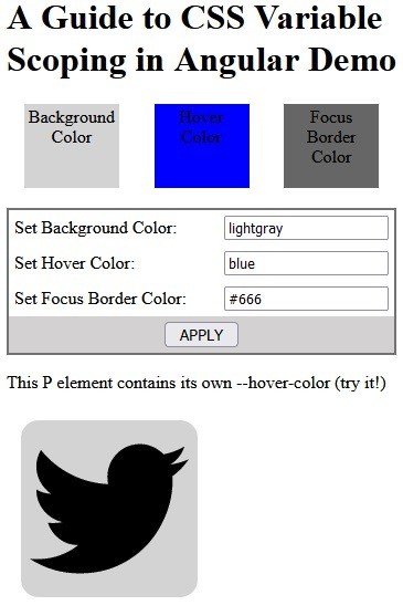 Руководство по определению области видимости CSS-переменных в Angular Руководство по определению области видимости CSS-переменных в Angular