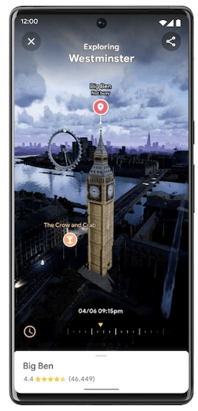 В Google Maps появится режим Immersive View, совмещающий Street View со спутниковыми снимками
В Google Maps появится режим Immersive View, совмещающий Street View со спутниковыми снимками