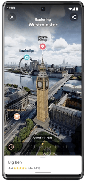 В Google Maps появится режим Immersive View, совмещающий Street View со спутниковыми снимками
В Google Maps появится режим Immersive View, совмещающий Street View со спутниковыми снимками