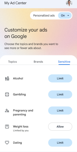 Google запустил новый инструмент для управления рекламными предпочтениями — My Ad Center
Google запустил новый инструмент для управления рекламными предпочтениями — My Ad Center