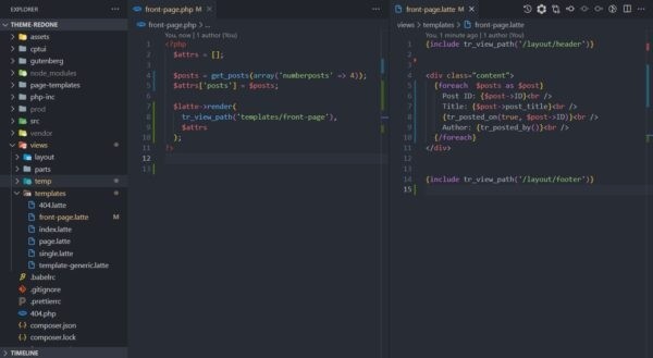 Theme Redone: новая блочная стартовая тема для проектирования WordPress-сайтов с помощью MVC Framework