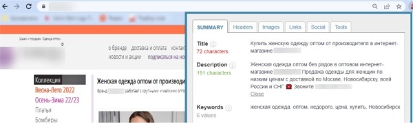 До 50% видимости в Яндексе и до 100% в Google: помогли интернет-магазину одежды стать заметным по главным направлениям До 50% видимости в Яндексе и до 100% в Google: помогли интернет-магазину одежды стать заметным по главным направлениям