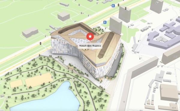 3D-модель новой штаб-квартиры Яндекса появилась на Яндекс Картах
3D-модель новой штаб-квартиры Яндекса появилась на Яндекс Картах