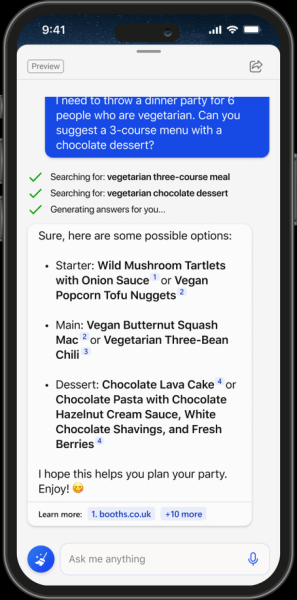Microsoft добавил чат-бот в мобильные приложения Bing, Edge и Skype
Microsoft добавил чат-бот в мобильные приложения Bing, Edge и Skype