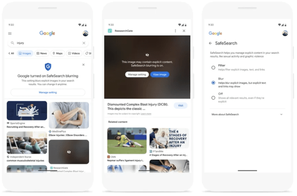 Google начнет скрывать откровенные изображения в результатах поиска
Google начнет скрывать откровенные изображения в результатах поиска