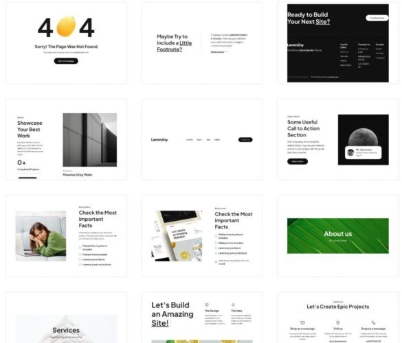Lemmony: новая бесплатная блочная тема для WordPress, содержащая более 30 паттернов
