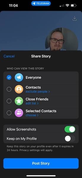
            Telegram запустил Stories
        