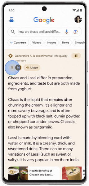 Google открывает SGE пользователям за пределами США
Google открывает SGE пользователям за пределами США