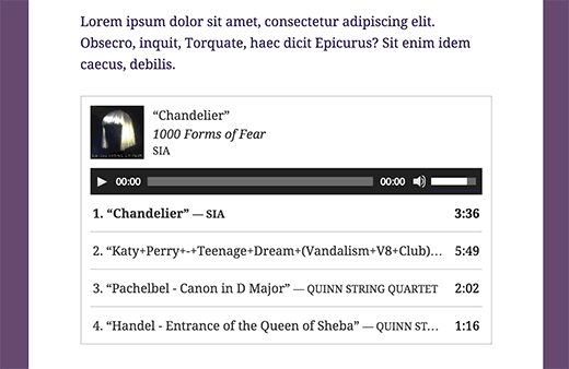 Добавление аудио файлов и создание плейлистов в WordPress Добавление аудио файлов и создание плейлистов в WordPress
