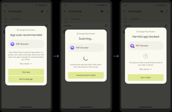 Google Play Protect будет проверять приложения на вирусы на этапе установки
Google Play Protect будет проверять приложения на вирусы на этапе установки