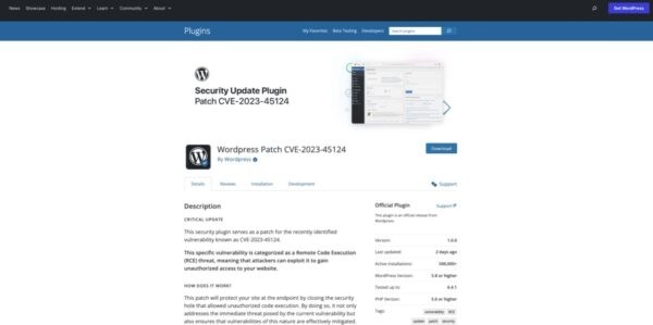 Фальшивое предупреждение о безопасности WordPress призывает скачать бэкдор-плагин