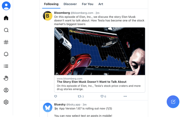 
            Соцсеть Bluesky открыла свободную регистрацию
        