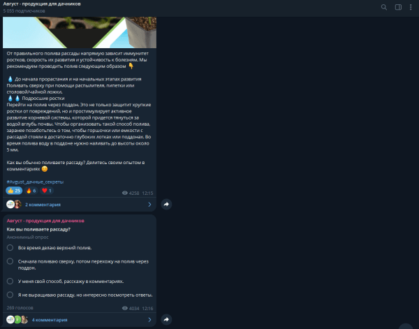 Опросы в Telegram: как сделать и для чего они нужны бизнесу Опросы в Telegram: как сделать и для чего они нужны бизнесу
