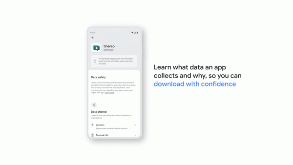 Google Play добавил в приложения раздел «Data safety»
Google Play добавил в приложения раздел «Data safety»