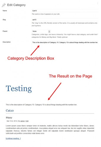 Как вывести описание к рубрикам в вашей теме WordPress Как вывести описание к рубрикам в вашей теме WordPress