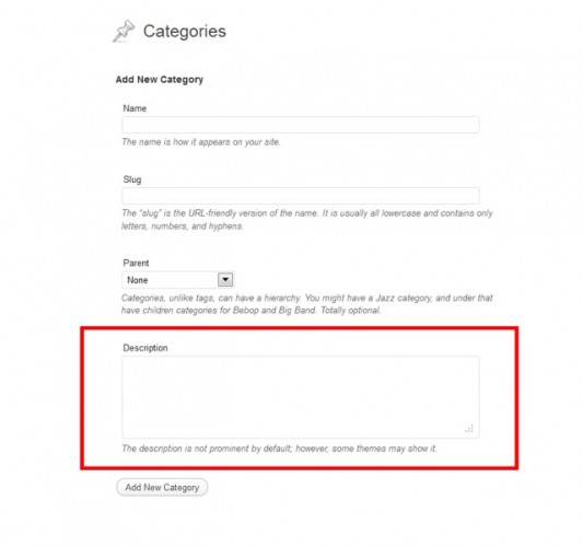 Как вывести описание к рубрикам в вашей теме WordPress Как вывести описание к рубрикам в вашей теме WordPress