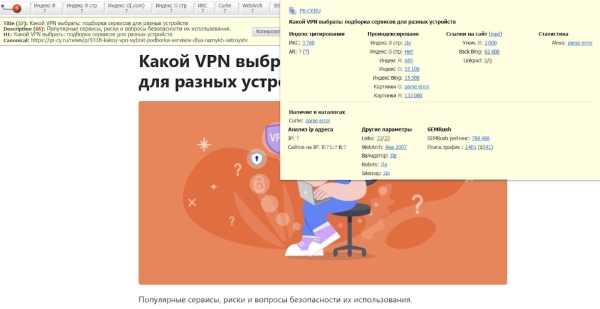 10 бесплатных расширений Google Chrome для анализа сайта