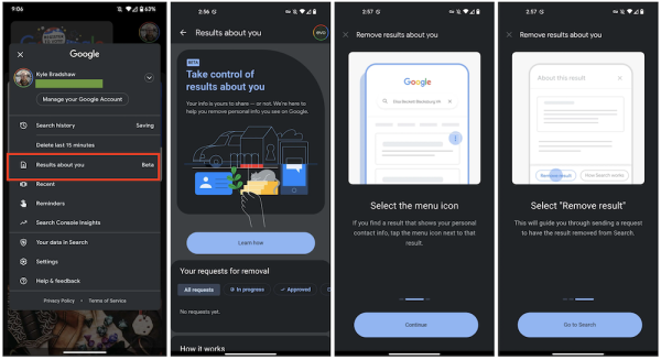 В приложении Google появился инструмент для удаления личных данных из поиска
В приложении Google появился инструмент для удаления личных данных из поиска